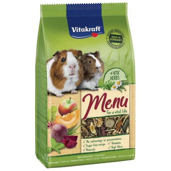 Корм для грызунов Vitakraft Guinea Pigs Все возрасты/ 1 кг photo 1