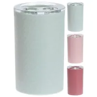 Pahar pentru periuțe de dinți Bathroom Solutions Diamond with lid Plastic/ Multicolor/ Pe masă
