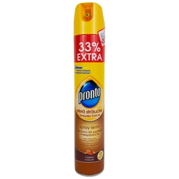 Средство Pronto Clasic 5 in 1 +33% Extra 3494 Спрей/ для придания блеска photo 1 Средство Pronto Clasic 5 in 1 +33% Extra 3494 Спрей/ для придания блеска photo 1