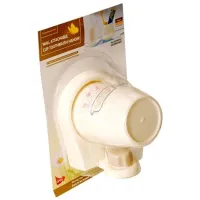 Pahar pentru periuțe de dinți PS 10896 Plastic/ White/ Pe masă