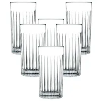 Set de pahare RCR Timeless 0.44l / Cristal / Transparent