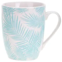 Cană PS Ramură de palmier 330 ml/ Ceramică/ White