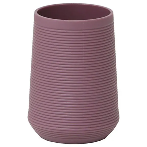 Pahar pentru periuțe de dinți Tendance Horizontal striations Plastic/ Violet/ Pe masă photo 1 Pahar pentru periuțe de dinți Tendance Horizontal striations Plastic/ Violet/ Pe masă photo 1