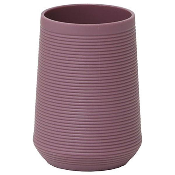 Pahar pentru periuțe de dinți Tendance Horizontal striations Plastic/ Violet/ Pe masă photo 1 Pahar pentru periuțe de dinți Tendance Horizontal striations Plastic/ Violet/ Pe masă photo 1