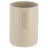 Pahar pentru periuțe de dinți Tendance 51928 Rasina de poliester/ Beige/ Pe masă