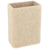 Стакан для зубных щёток Tendance Sand Полиэфирная смола/ Бежевый/ На столе