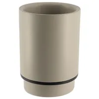 Pahar pentru periuțe de dinți Tendance Twine Color Rasina de poliester/ Beige/ Pe masă