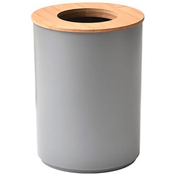 Coș de gunoi Tendance Kanta 5 l/ Bambus/ Grey photo 1