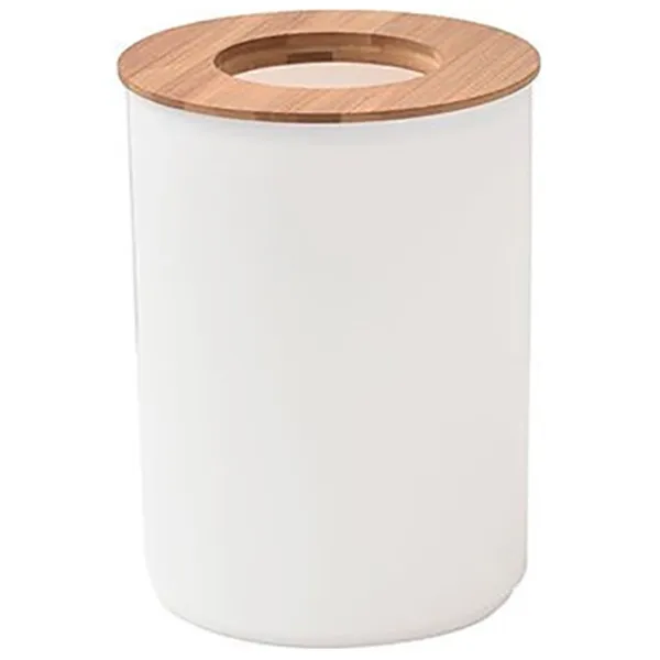 Coș de gunoi Tendance Kanta 5 l/ Bambus/ White photo 1