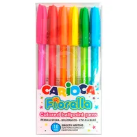 Набор шариковых ручек Carioca Fiorella Количество в наборе - 6