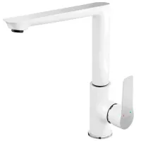 Baterie pentru bucătărie Ferro Adore BDR4 Mono comandă/ pivotantă/ Alamă/ White