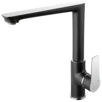 Baterie pentru bucătărie Ferro Adore BDR4BLC Mono comandă/ pivotantă/ Alamă/ Black