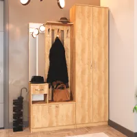 Комплект для прихожей ML-Mobila МЛ-4 бар 1 ДСП/ Дуб