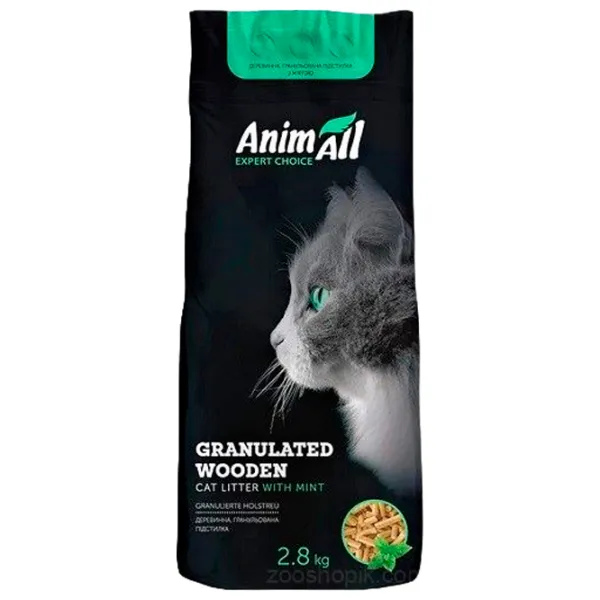 Наполнитель Animall 138870 Для кошек/ Древесный photo 1