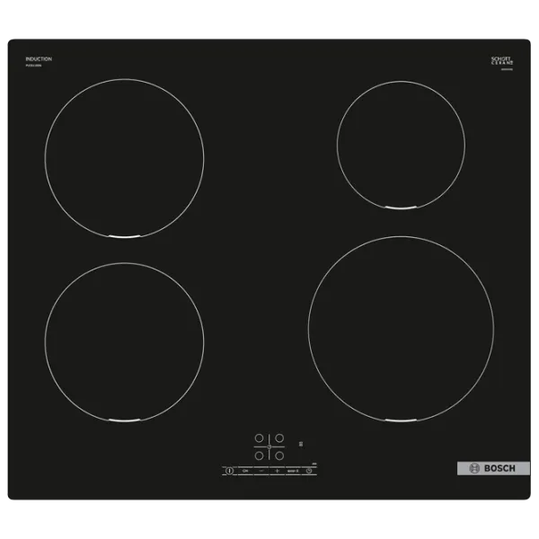 Plită încorporabilă cu inducție Bosch PUE611BB6E Vitroceramică/ Black photo 1