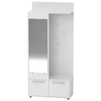 Шкаф для прихожей KompaniT Irma ДСП/ Нимфея Альба