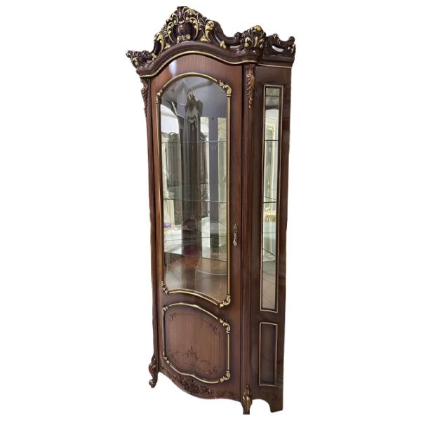 Dulap cu vitrină Slonimmebel Eliza 14 PAL/ Walnut photo 1