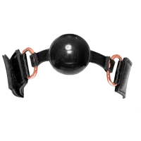 Кляп Bad Kitty Gag Cuffs Черный