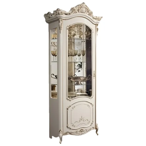 Витрина для гостиной Slonimmebel Eliza 5 ДСП/ White photo 1 Витрина для гостиной Slonimmebel Eliza 5 ДСП/ White photo 1