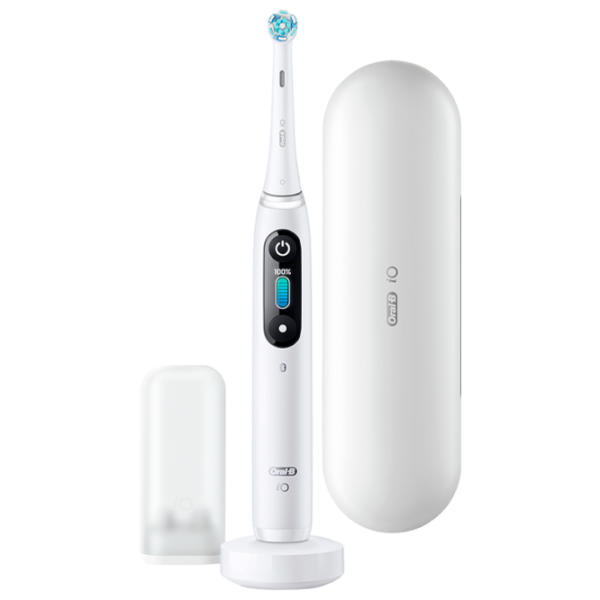 Periuță de dinți electrică Braun iO8 3D/ White photo 1 Periuță de dinți electrică Braun iO8 3D/ White photo 1
