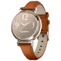 Ceas inteligent Garmin Lily 2 Classic 1"/ 35.4 mm/ Gold - Brown/ 010-02839-02