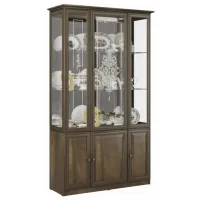 Витрина для гостиной Olmeko Gabriella ЛДСП/ Дуб коньяк