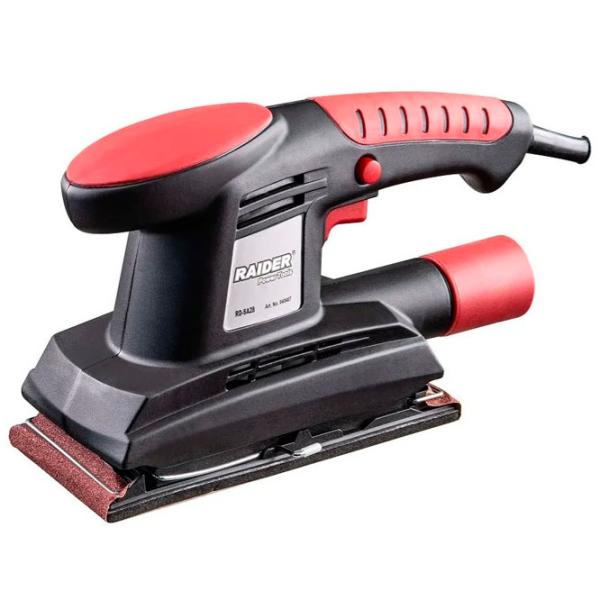 Șlefuitor Raider RD-SA28 Cu vibrații/ 260 W/ Red photo 1