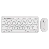 Клавиатура и Мышь Logitech Pebble 2 Combo Беспроводные / Белый