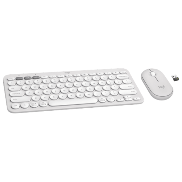 Клавиатура и Мышь Logitech Pebble 2 Combo Беспроводные / Белый photo 7