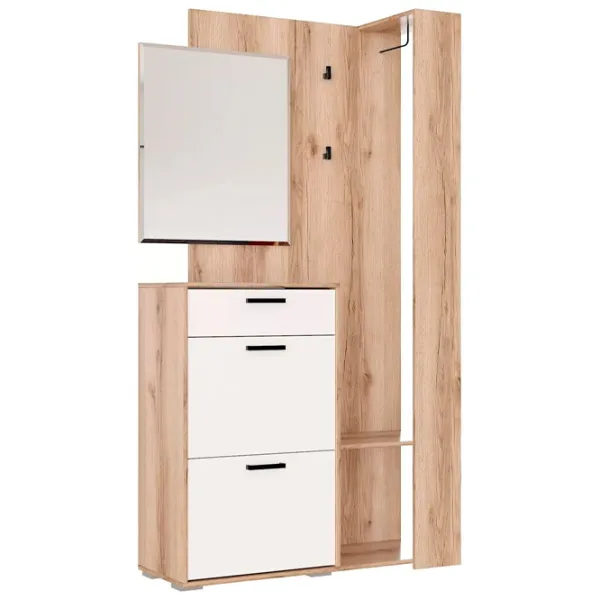 Dulap pentru antreu SV-Mobilier № 4 LPAL/ White photo 1