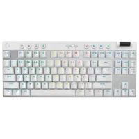 Tastatură Logitech G PRO X Fără fir/ White