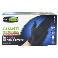 Перчатки GioStyle Safe Light Нитрил/ Черный