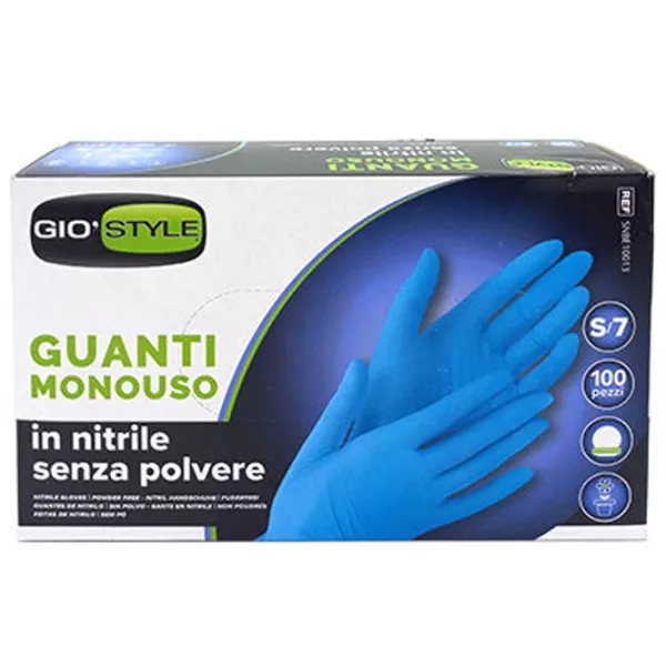 Mănuși GioStyle Safe Light Nitril/ Blue photo 1