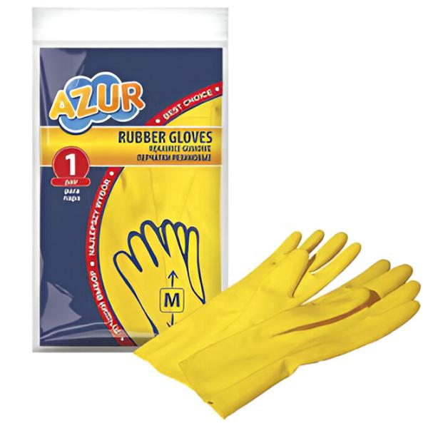Mănuși Azur 57196 Latex/ Yellow photo 1