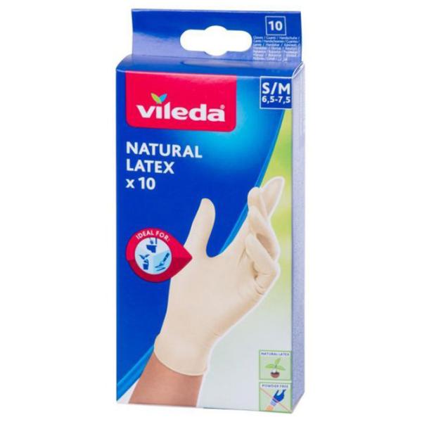 Перчатки Vileda Natural Латекс/ Белый photo 1