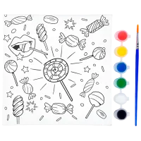 Креативный набор WriteWell Painting Set 16208 3+/ Разноцветный Разноцветный