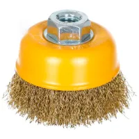 Perie cupă din sârmă ondulată Tolsen 77501 75 mm