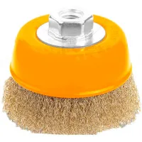 Чашечная щетка из гофрированной проволоки Tolsen 77603 125 мм