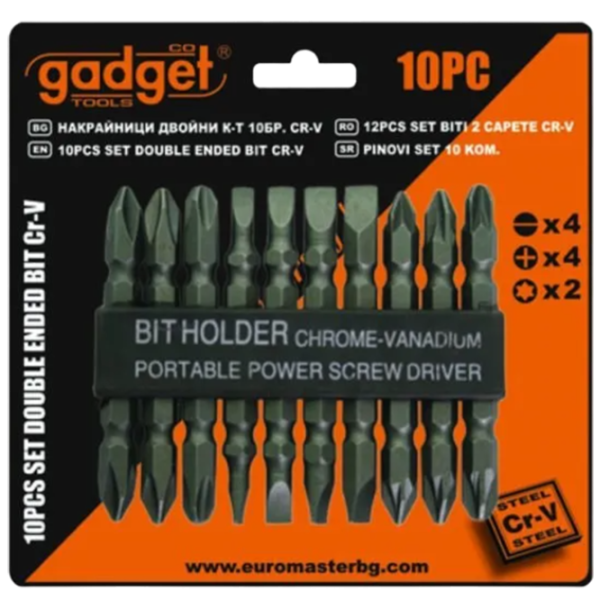 Набор бит Gadget 390507 Количество в наборе - 10 photo 1