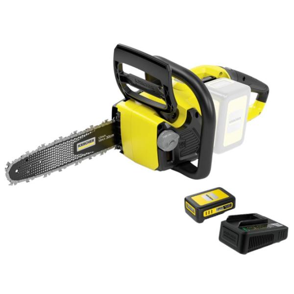 Fierăstrău cu lanţ KARCHER CNS 18-30 1.444-001.02 Battery + Kit cu acumulator/ Yellow photo 1