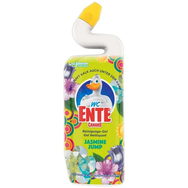 Soluție Duck WC Total Active Gel Jasmine Jump B08V7VBM2R Gel/ pentru prevenirea depunerilor de calcar photo 1