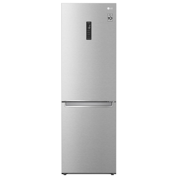 Frigider LG GBB71NSUGN cu congelator jos 341 l / 186 cm / Inox photo 1