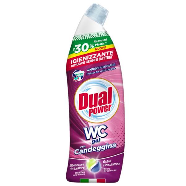 Soluție Dual Power WC gel con Candeggina DS9149 Gel/ pentru aromatizare photo 1