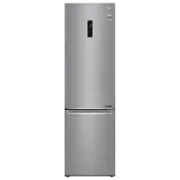 Холодильник LG GBB72PZDMN с нижней морозильной камерой 384 л / 203 cm / Нержавеющая сталь