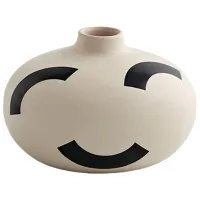 Vază Dogtas Bombe Ceramică/ Cream