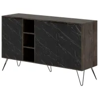 Comodă Showdeko Clara 83 x 142 x 35.6/ PAL/ Black