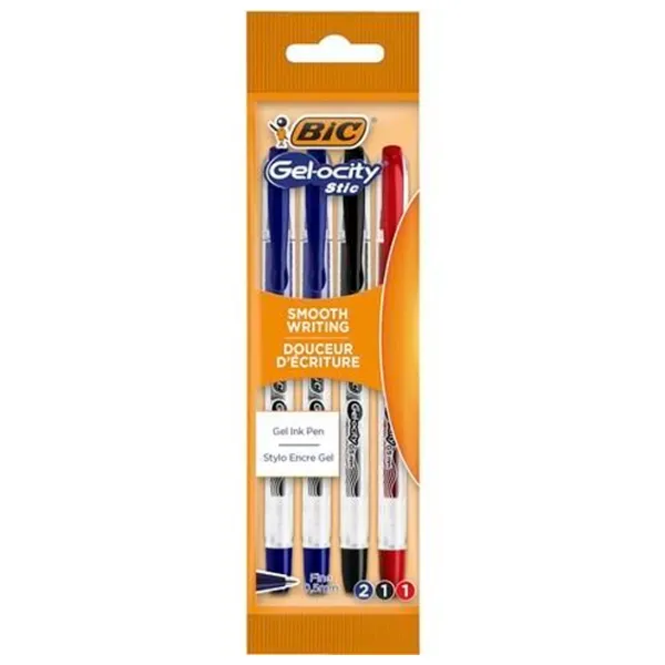 Set pixuri cu gel BIC Gel-osity Cantitatea în set - 4 photo 1 Set pixuri cu gel BIC Gel-osity Cantitatea în set - 4 photo 1