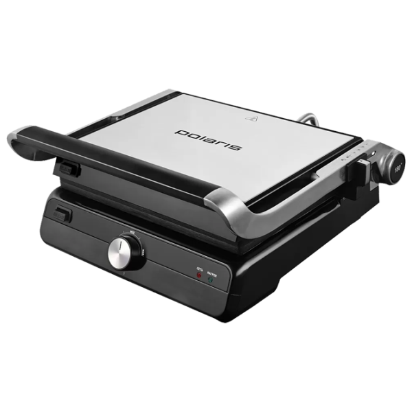 Электрогриль Polaris PGP2102 Контактный/ 2000 Вт/ Черный Нержавеющая сталь photo 1