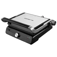 Электрогриль Polaris PGP2102 Контактный/ 2000 Вт/ Черный Нержавеющая сталь
