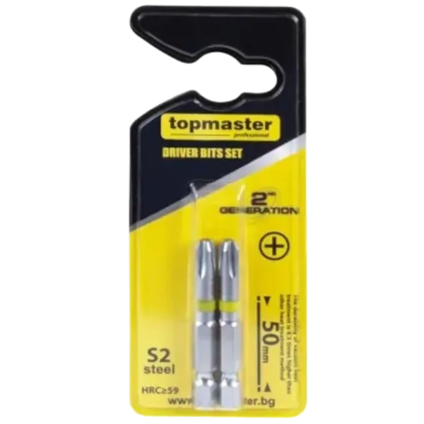 Набор бит Topmaster 338712 Количество в наборе - 2 photo 1